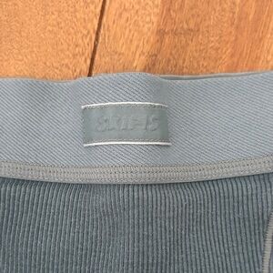 SKIMS Ribbed Boxer Briefs - Slate Blue